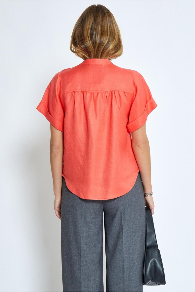 SABBI LINEN BLOUSE MI6540 641 DUBARRY